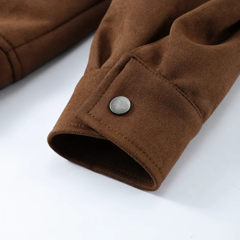 Veste Suédine Femme – Vintage Oversize - Vestico