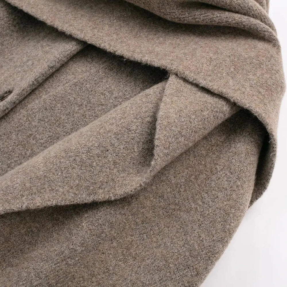 Cardigan Femme Élégant avec Écharpe – Slim & Chic - Vestico