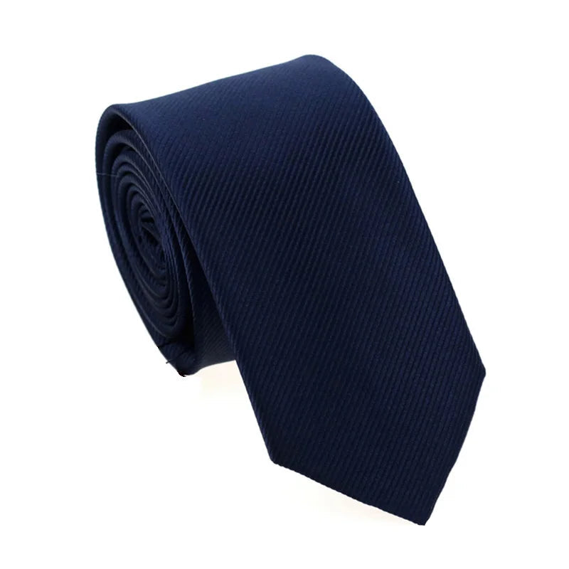 Cravate Homme Bleu Marine – Jacquard Imperméable, Élégante & Tendance