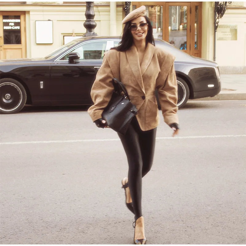 Blazer Femme Ceinturé – Chic & Élégant - Vestico