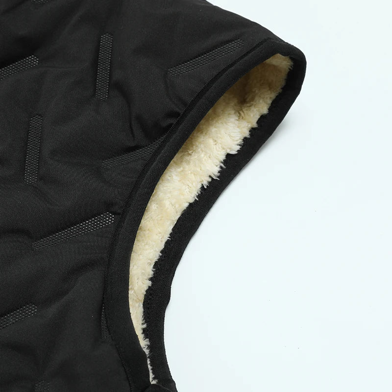 Gilet Homme Chaud Hiver TAUVSEDI – Veste Sans Manches Décontractée à Fermeture Éclair - Vestico