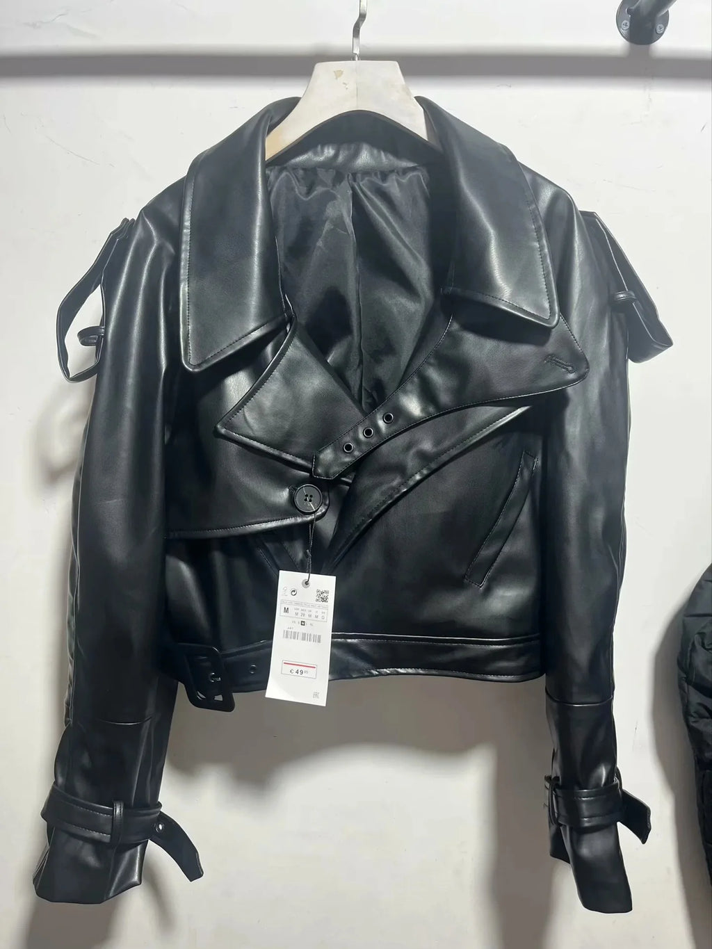 Veste PU Rouge Vin Femme – Style Street & Slim Fit - Vestico