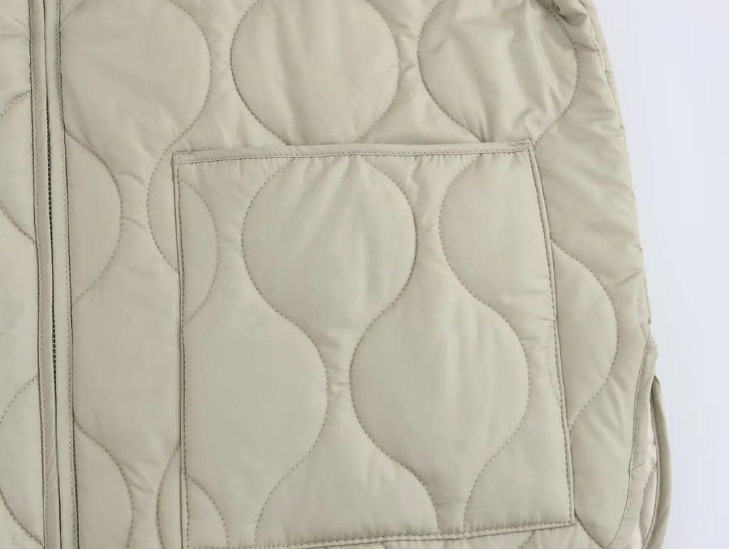 Veste Femme Zippée Décontractée – Manches Longues Coupe Ample