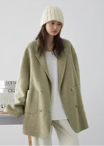 Manteau Laine Femme – Double Face Élégance - Vestico