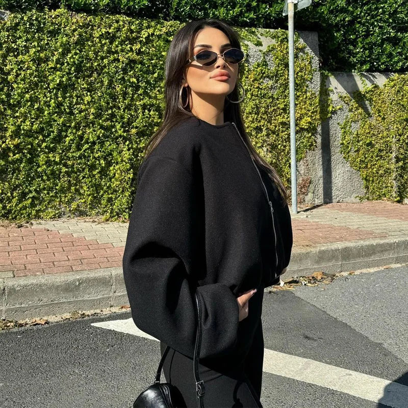 Bomber Femme – Style Sport & Cropped - Vestico