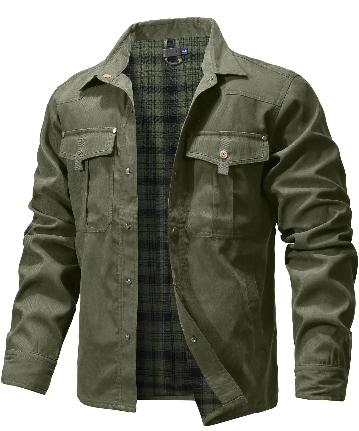 Veste Chemise Homme Printemps – Style Cowboy Décontracté à Boutons Pression - Vestico