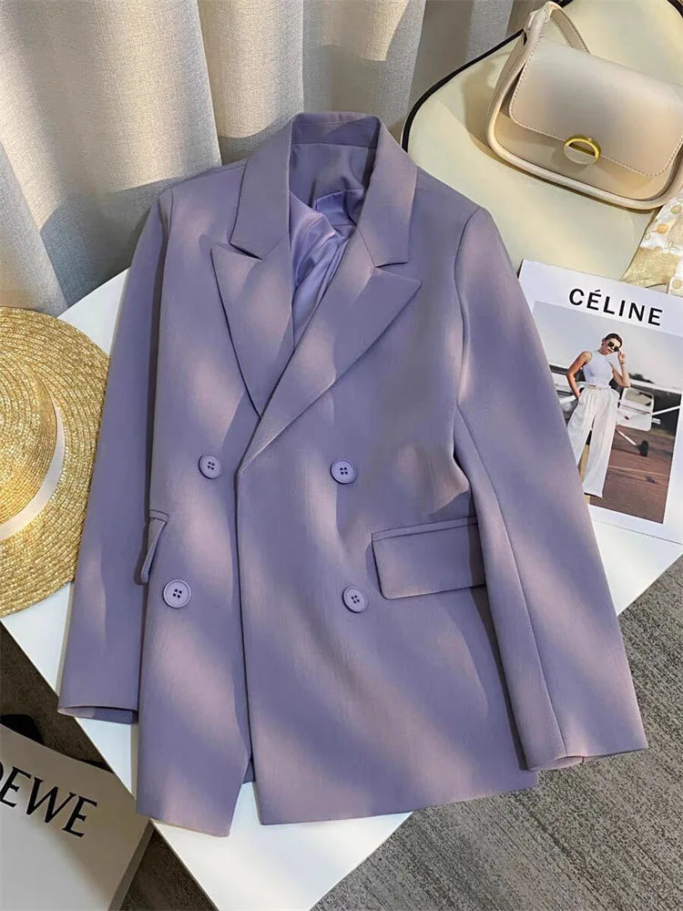 Blazer Femme Casual Office – Veste à Manches Longues Chic - Vestico