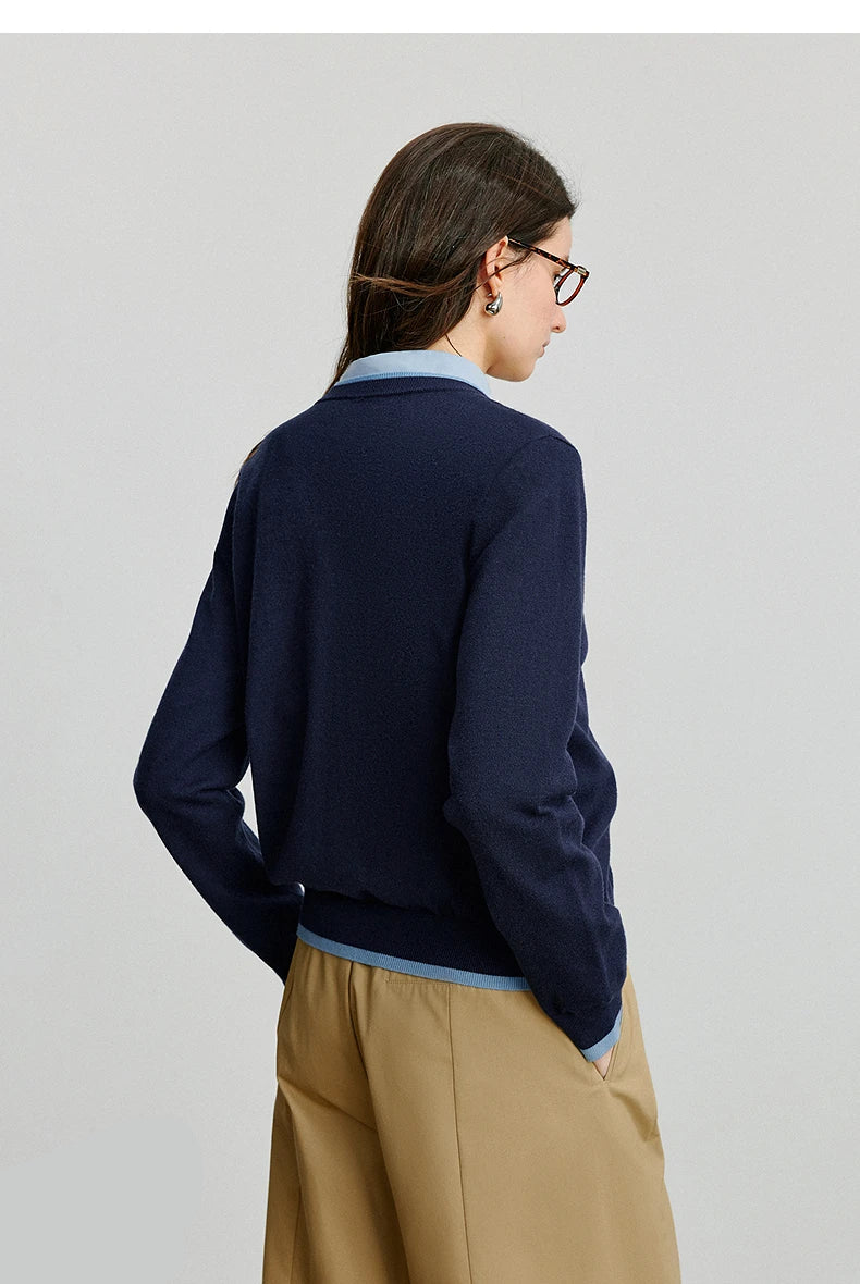 Cardigan Femme Vert Brodé – Élégance Automne/Hiver - Vestico