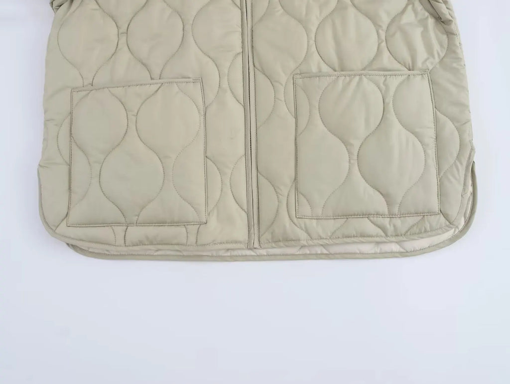 Veste Femme Zippée Décontractée – Manches Longues Coupe Ample