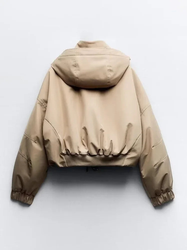 Veste Courte à Capuche Femme – Printemps/Automne - Vestico