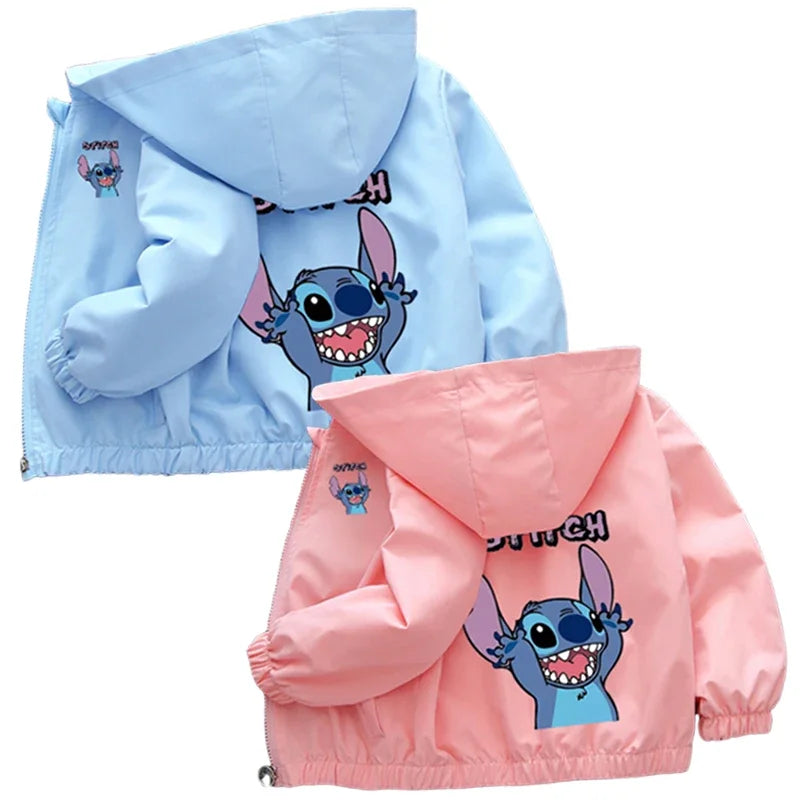 Veste à Capuche Enfant Stitch – Disney 2025, Chaude et Douce (3 à 12 ans) - Vestico