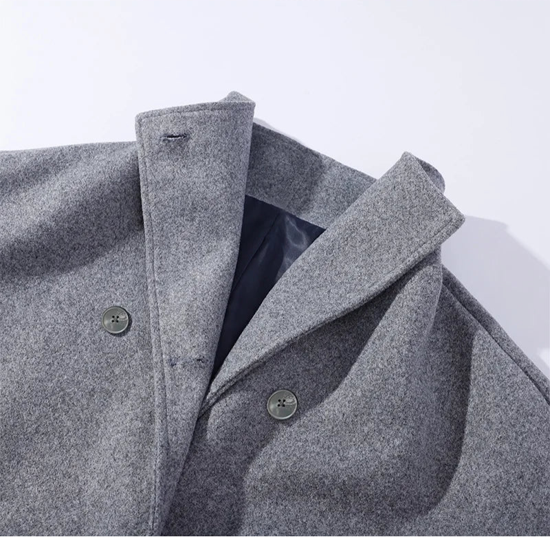 Veste Femme Laine & Cachemire Col Roulé – Style Casual Automne/Hiver 2025 - Vestico