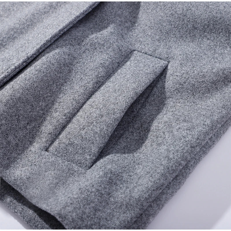 Manteau Femme Oversize en Laine Mélangée – Élégance Automne/Hiver - Vestico