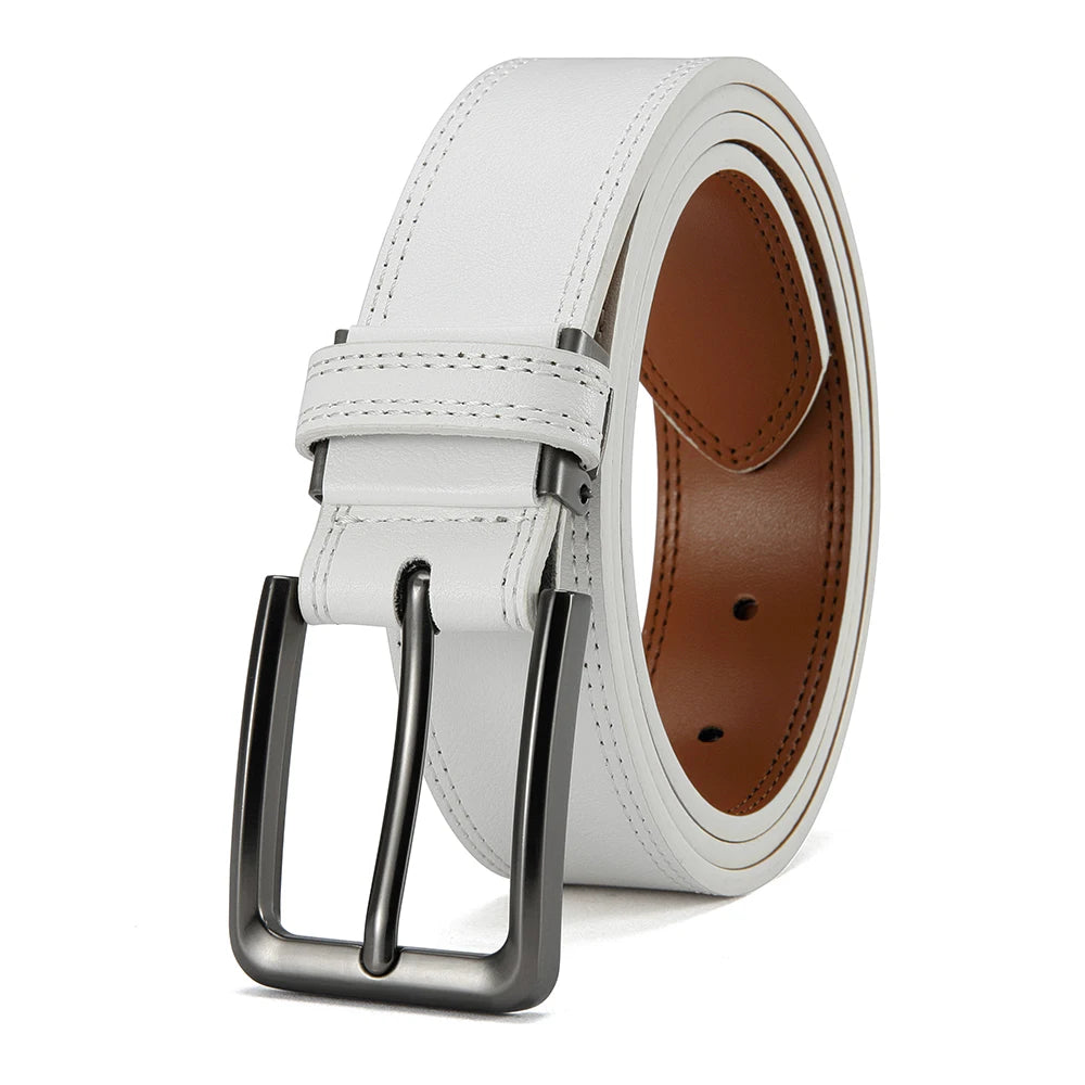Ceinture Homme en PU – Boucle Automatique, Ajustement Précis & Style Élégant