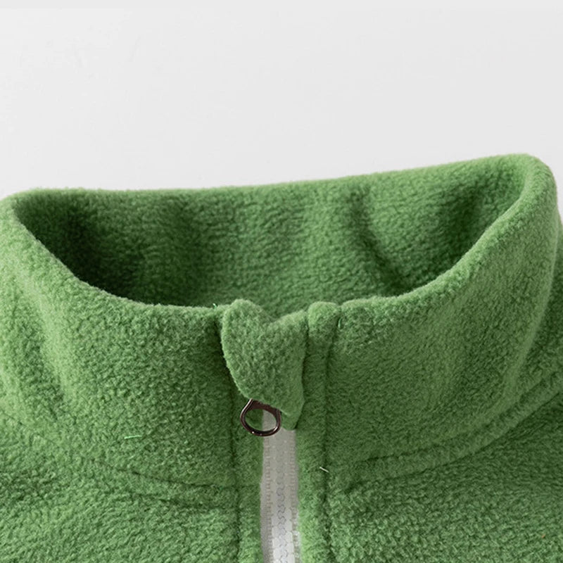 Veste Chaude Garçon à Capuche – Bicolore et Doublée Polaire (7 à 12 ans) - Vestico