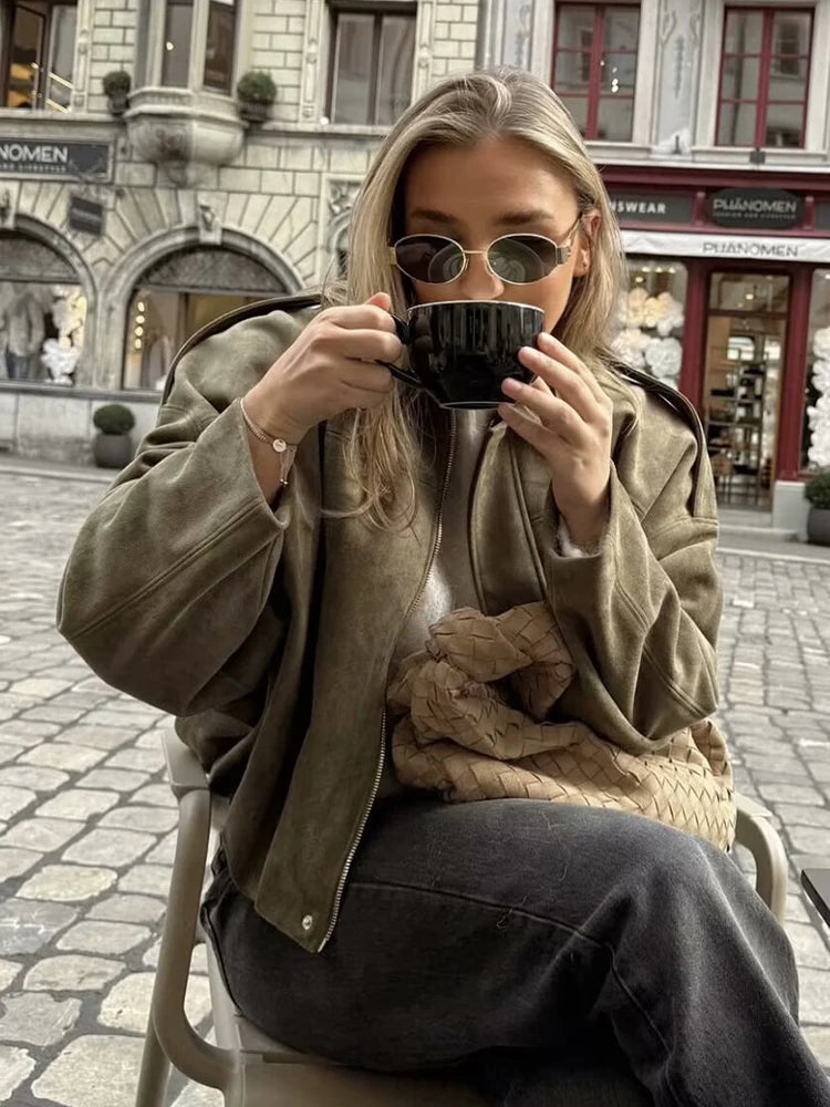 Bomber Oversize Femme – Vintage 2025 - Vestico