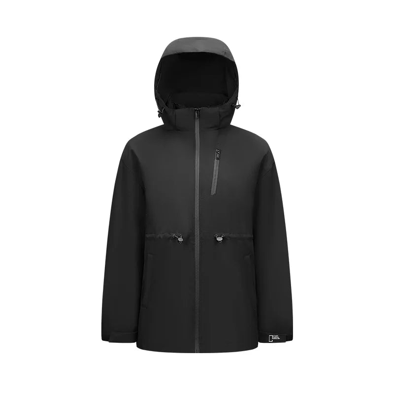 Doudoune Femme 2-en-1 – Capuche, 90 % Duvet & Imperméable