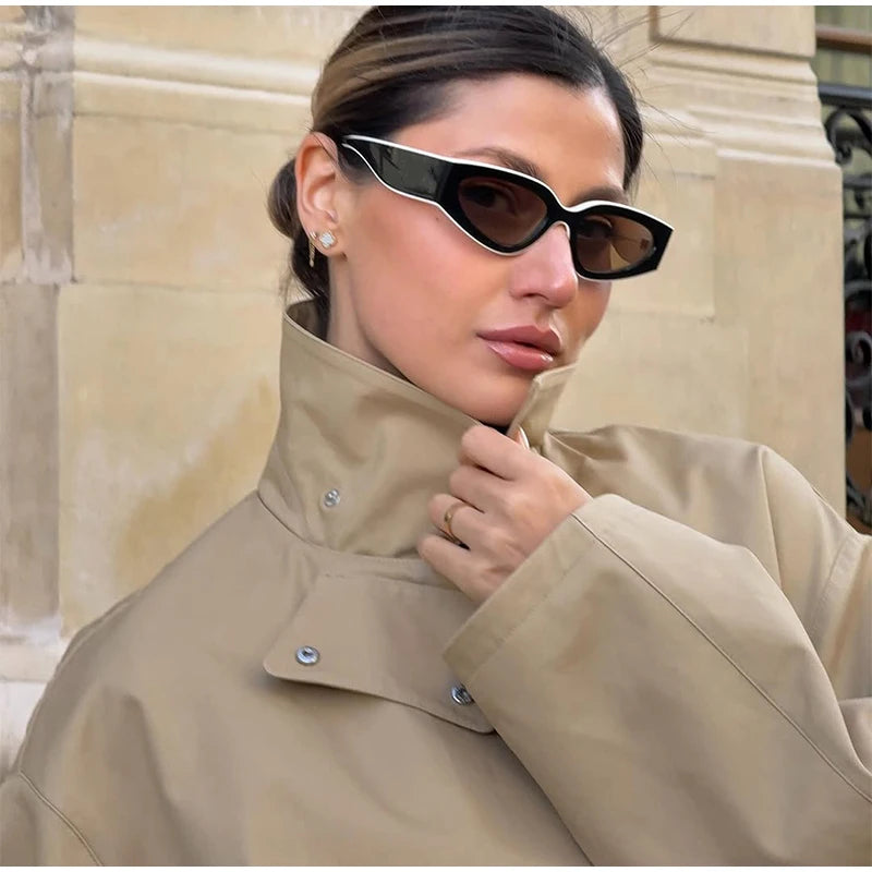 Trench Court Ceinturé Femme – Élégance Khaki - Vestico