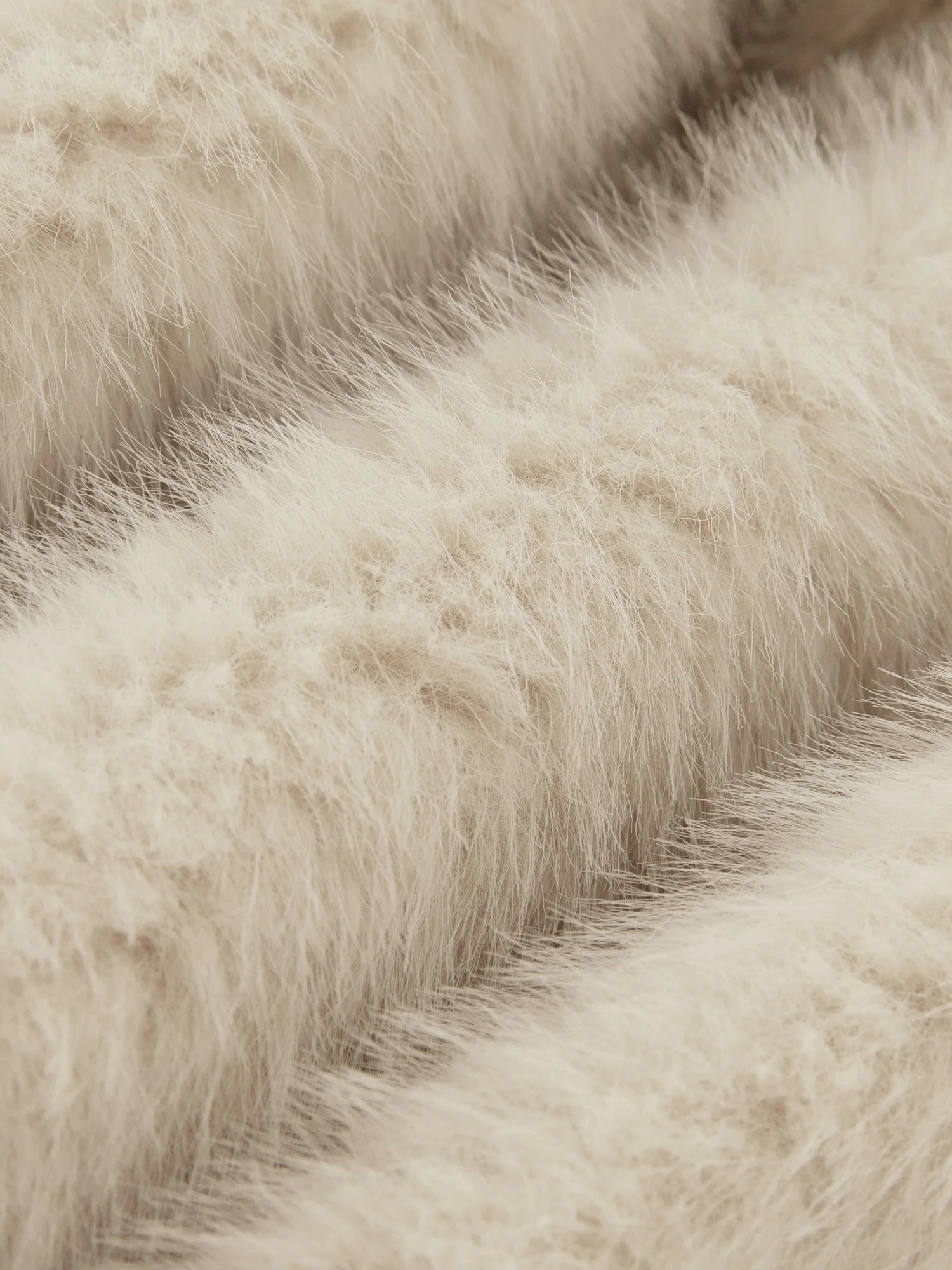 Veste courte réversible femme à col en fausse fourrure – style vintage workwear