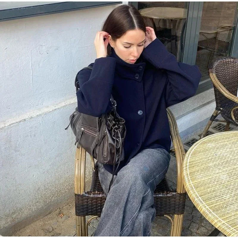 Veste Vintage Femme – Double Boutonnage & Streetwear 2025 - Vestico