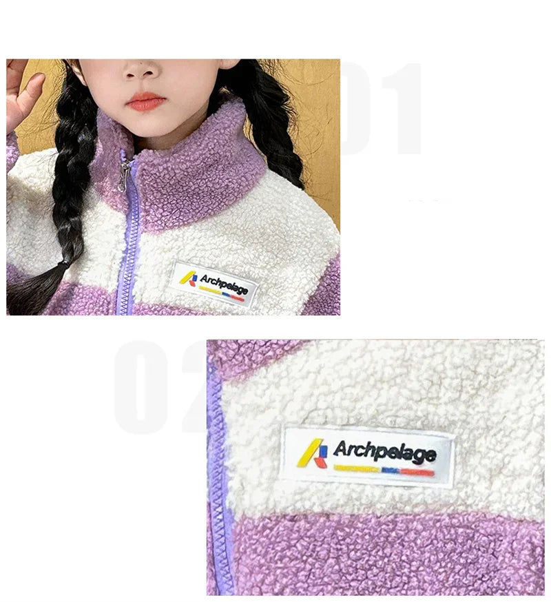 Veste Enfant Doublée Laine d’Agneau – Douceur & Chaleur d’Hiver (3 à 12 Ans) - Vestico