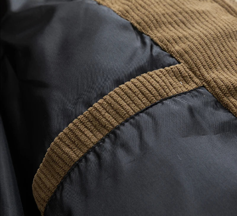 Veste Homme à Capuche Amovible – Coupe-Vent Chaude Automne/Hiver - Vestico