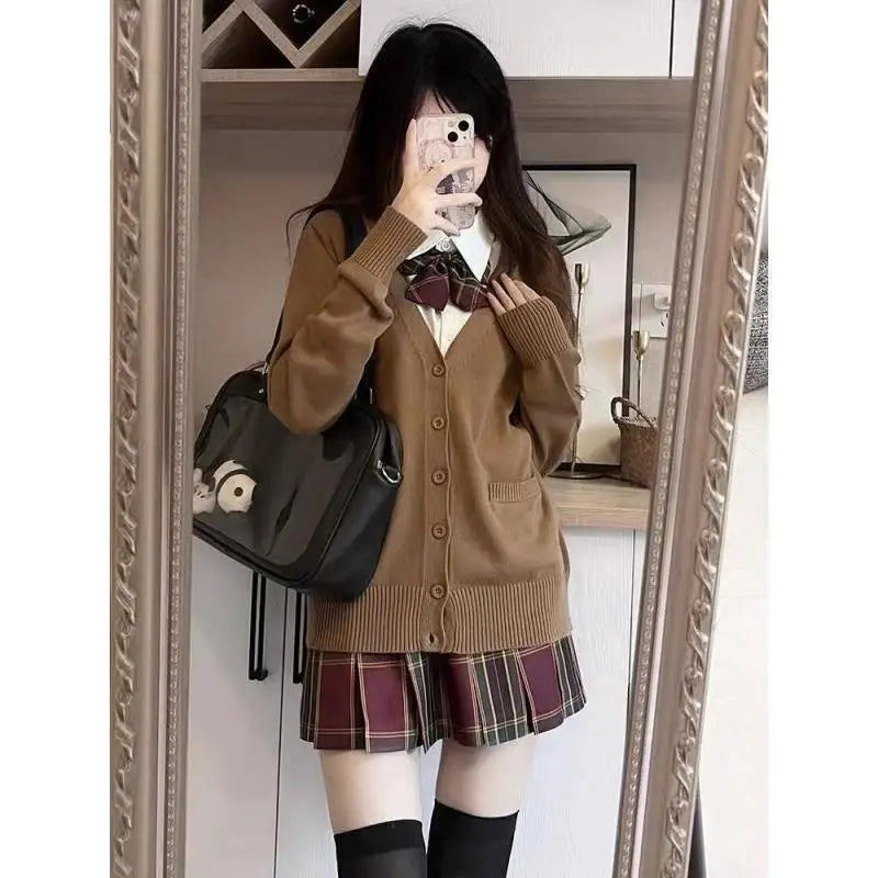 Cardigan Femme Style Japonais – V-Neck & Boutons - Vestico