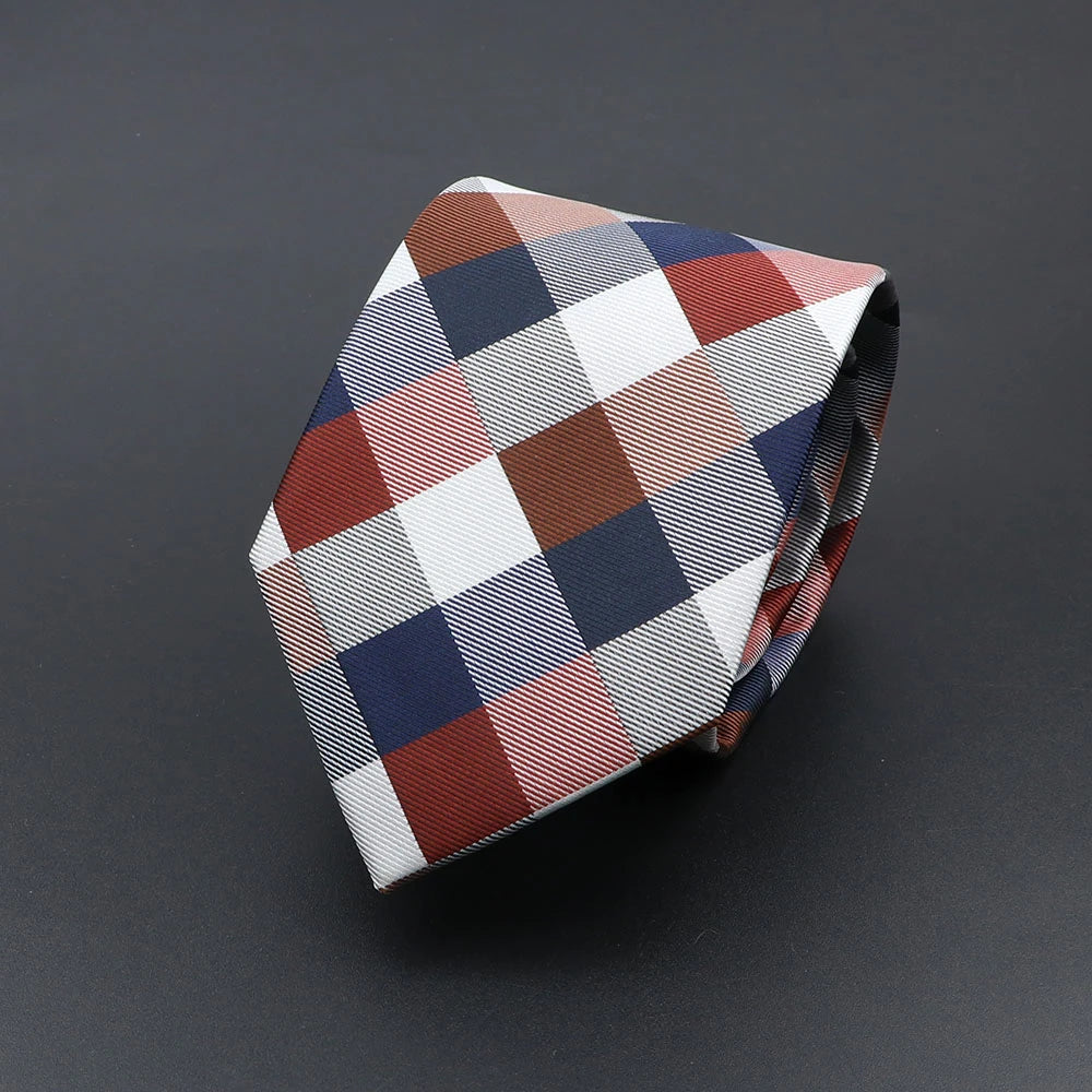 Cravate Homme Imprimée – Motifs Chiens, Rayures & Style Élégant