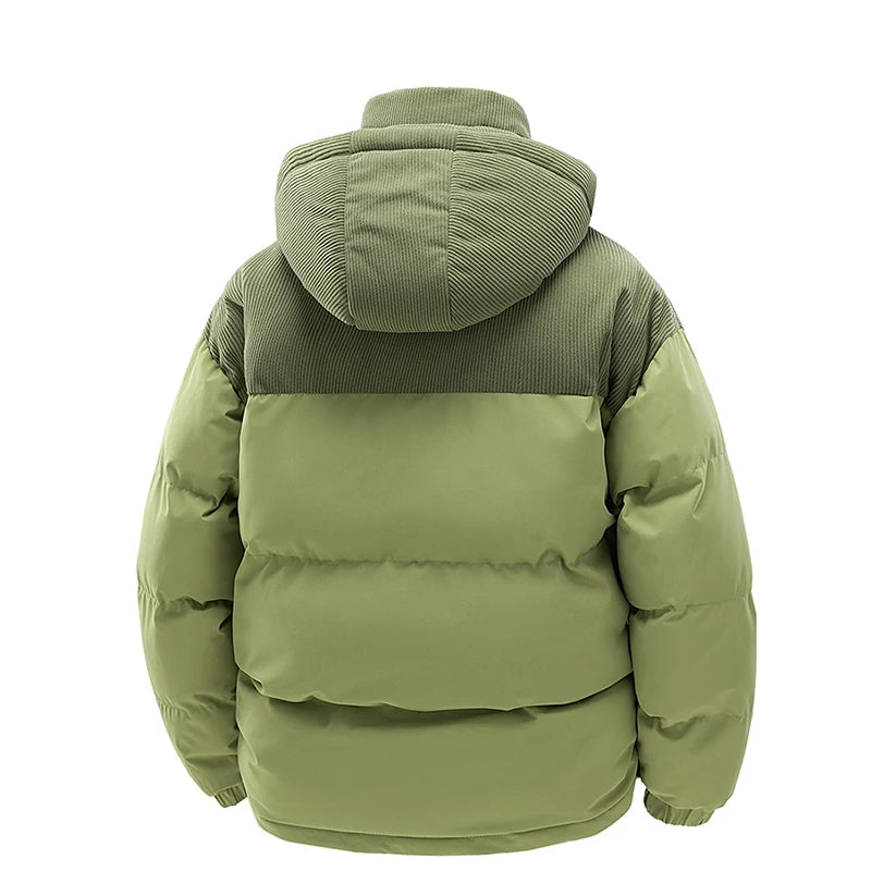 Veste Homme à Capuche Amovible – Coupe-Vent Chaude Automne/Hiver - Vestico