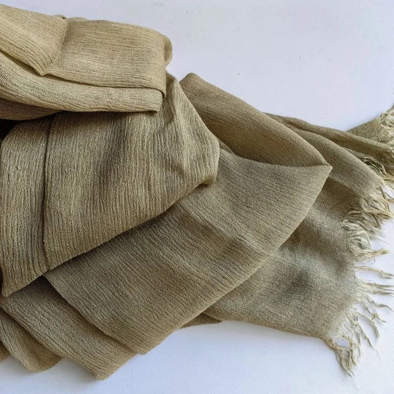 61 Colors Soft Cotton Viscose Scarf Rayon Material Muslim Hijab Mid Eastern Plain Solid Color Headscarf With Tassel - Vestico