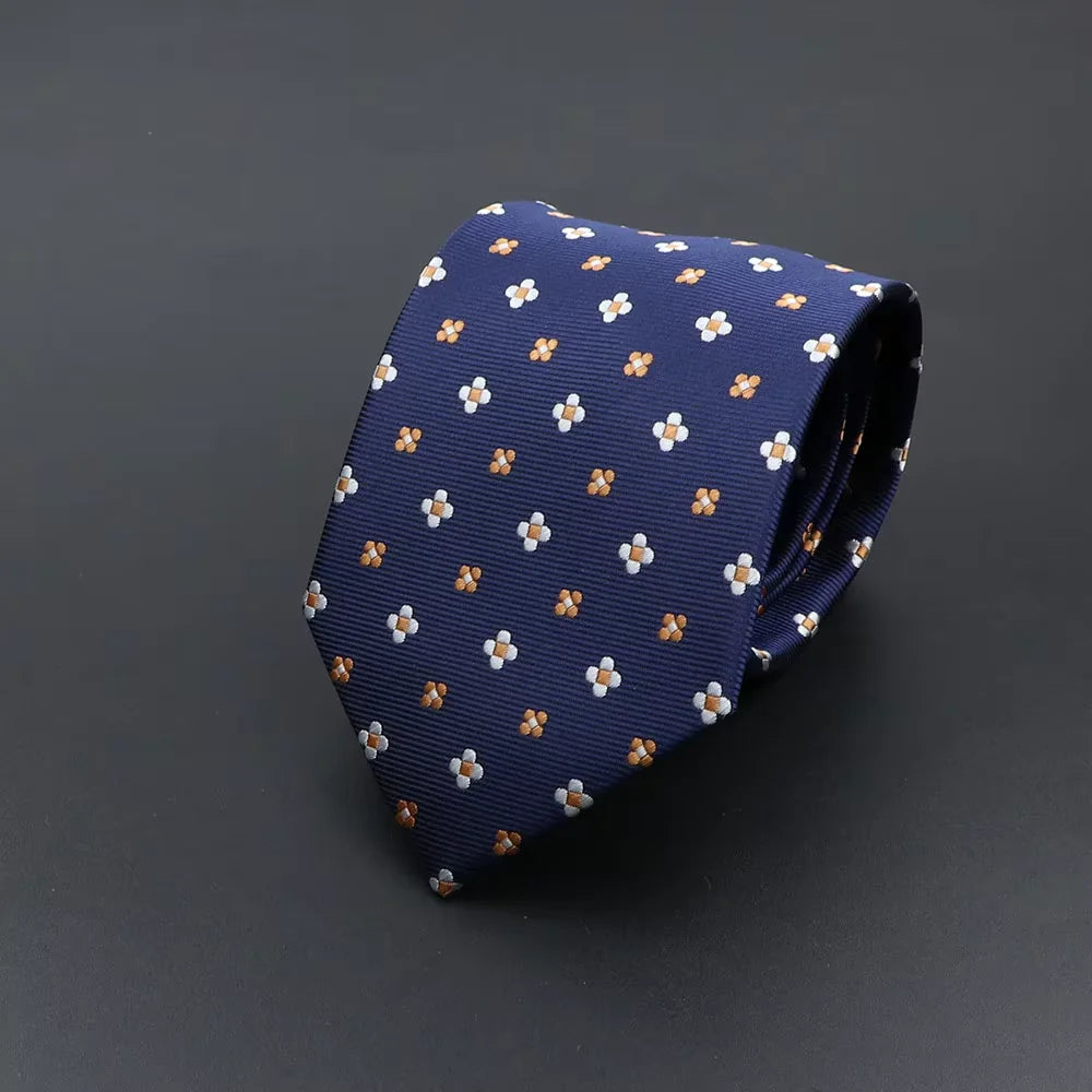 Cravate Homme Imprimée – Motifs Chiens, Rayures & Style Élégant