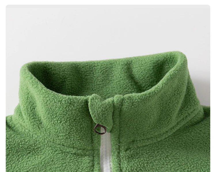 Veste Chaude Garçon à Capuche – Bicolore et Doublée Polaire (7 à 12 ans) - Vestico