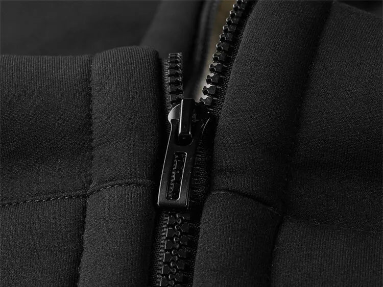 Veste Chaude Unisexe en Laine d’Agneau – Hiver 2025, Épaisse à Capuche, Style Décontracté