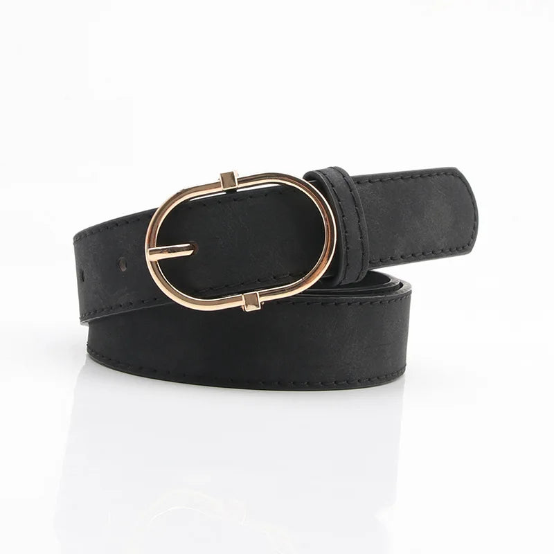 Ceinture Femme en PU – Boucle à Ardillon, 106 cm & Style Tendance