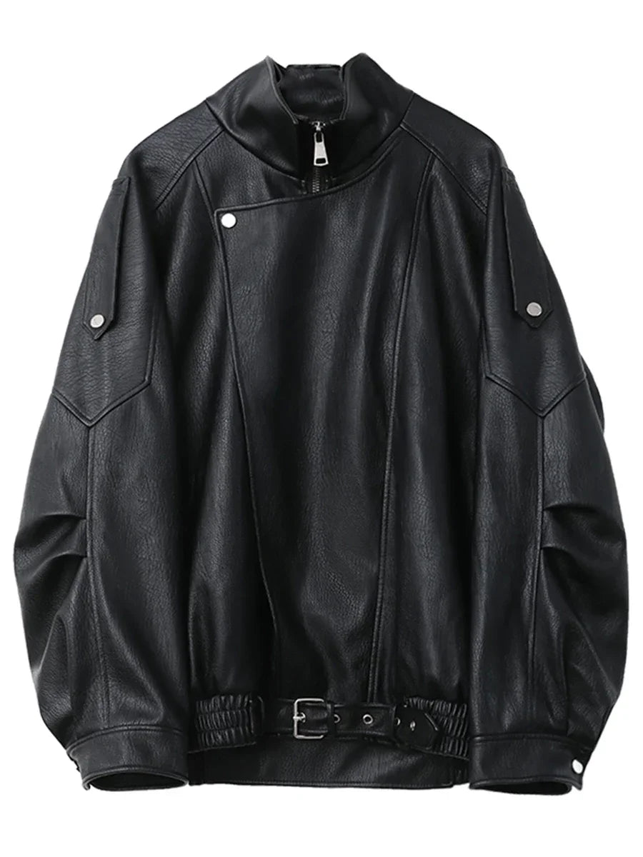 Veste Femme Similicuir – Col Rétro Chic - Vestico