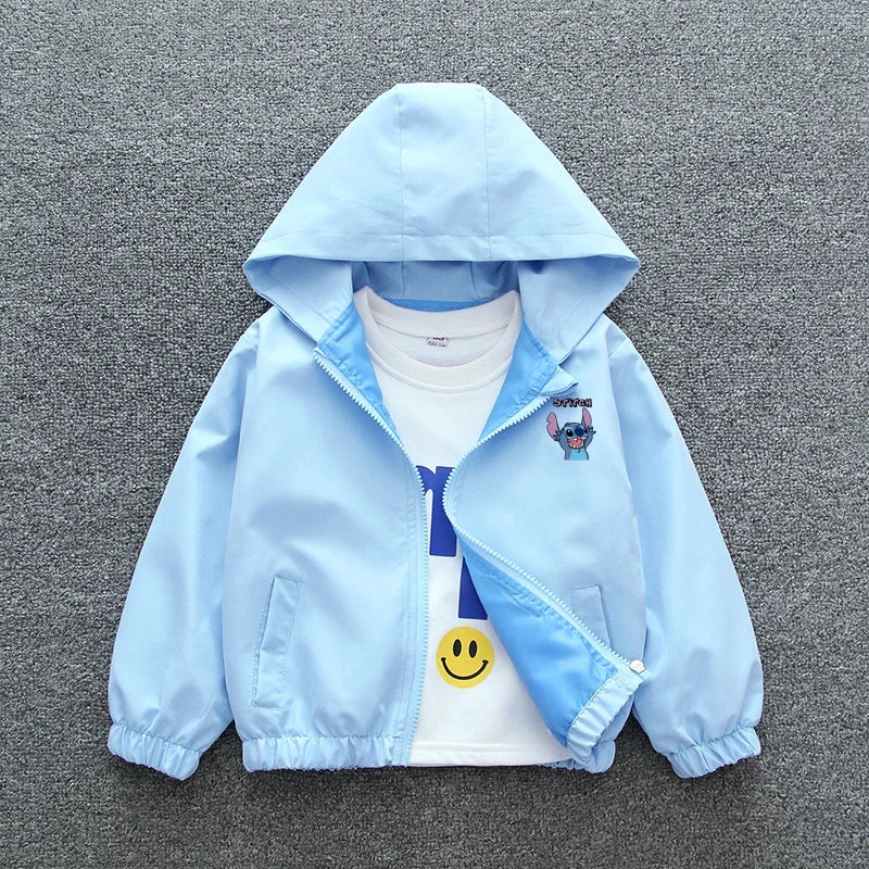Veste à Capuche Enfant Stitch – Disney 2025, Chaude et Douce (3 à 12 ans) - Vestico