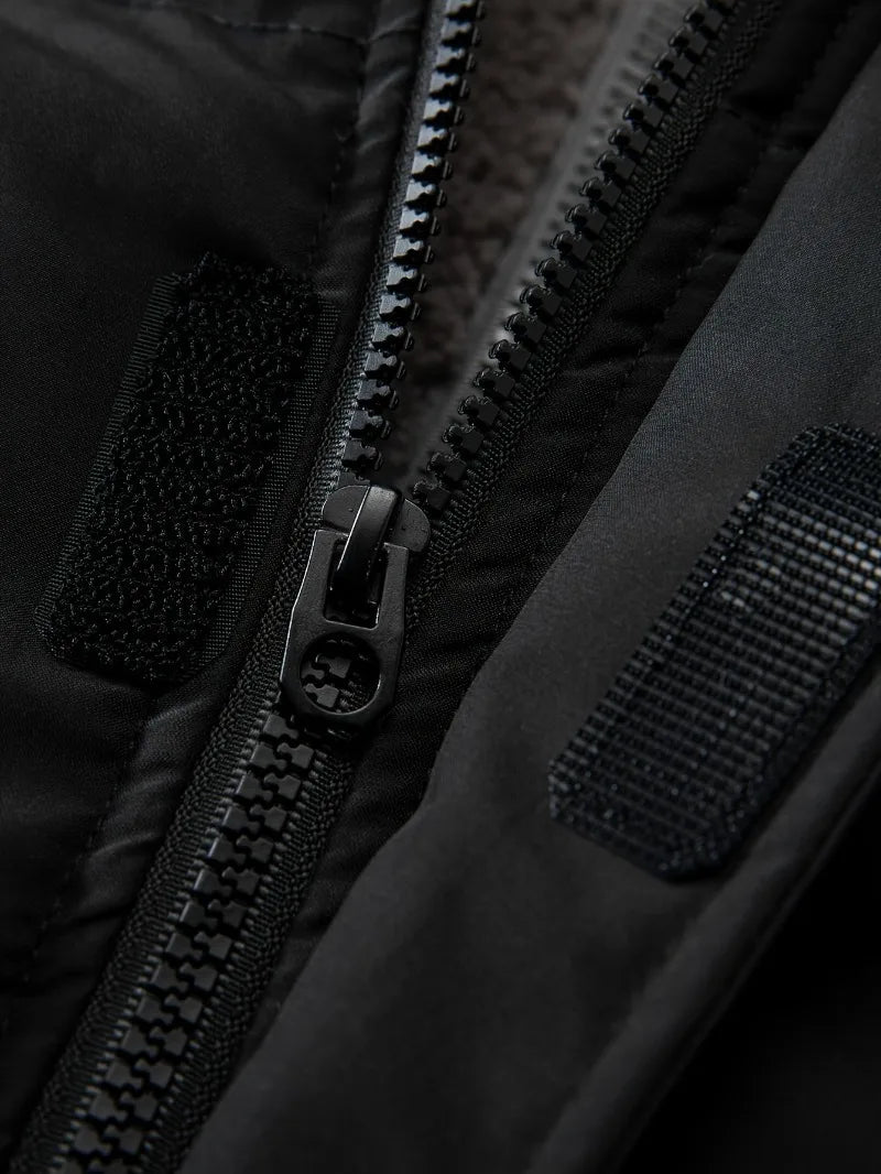 Veste Homme Hiver Imperméable avec Capuche Amovible – Coupe Casual et Chaude - Vestico