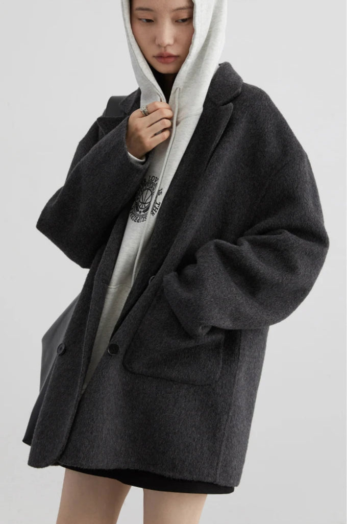 Manteau Laine Femme – Double Face Élégance - Vestico