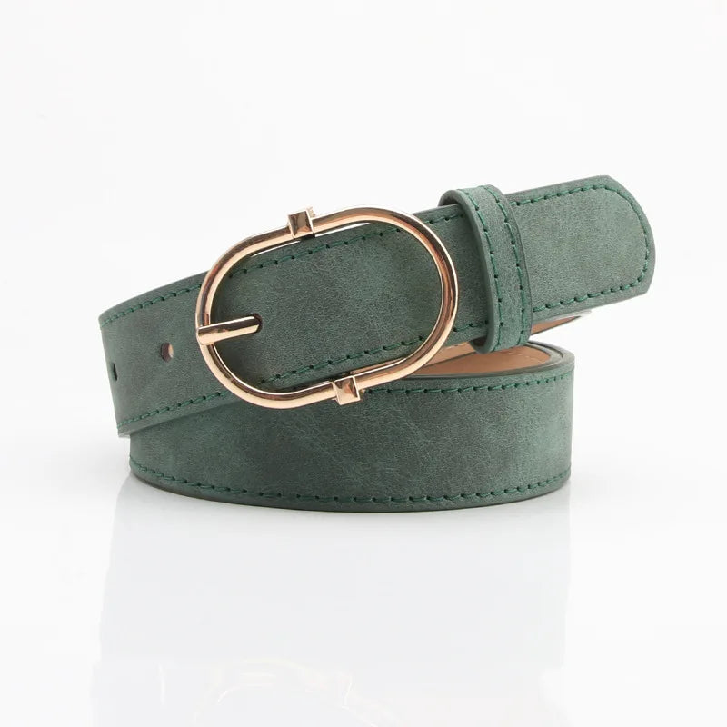 Ceinture Femme en PU – Boucle à Ardillon, 106 cm & Style Tendance