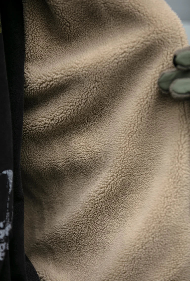 Veste Polaire Japonaise Vintage Homme – Épaisse et Chaude, Style Coréen Streetwear Décontracté - Vestico