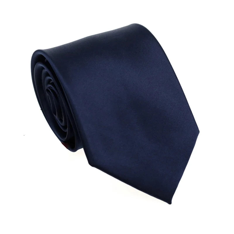 Cravate Homme Bleu Marine – Jacquard Imperméable, Élégante & Tendance