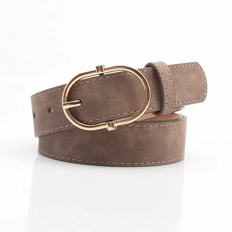 Ceinture Femme en PU – Boucle à Ardillon, 106 cm & Style Tendance