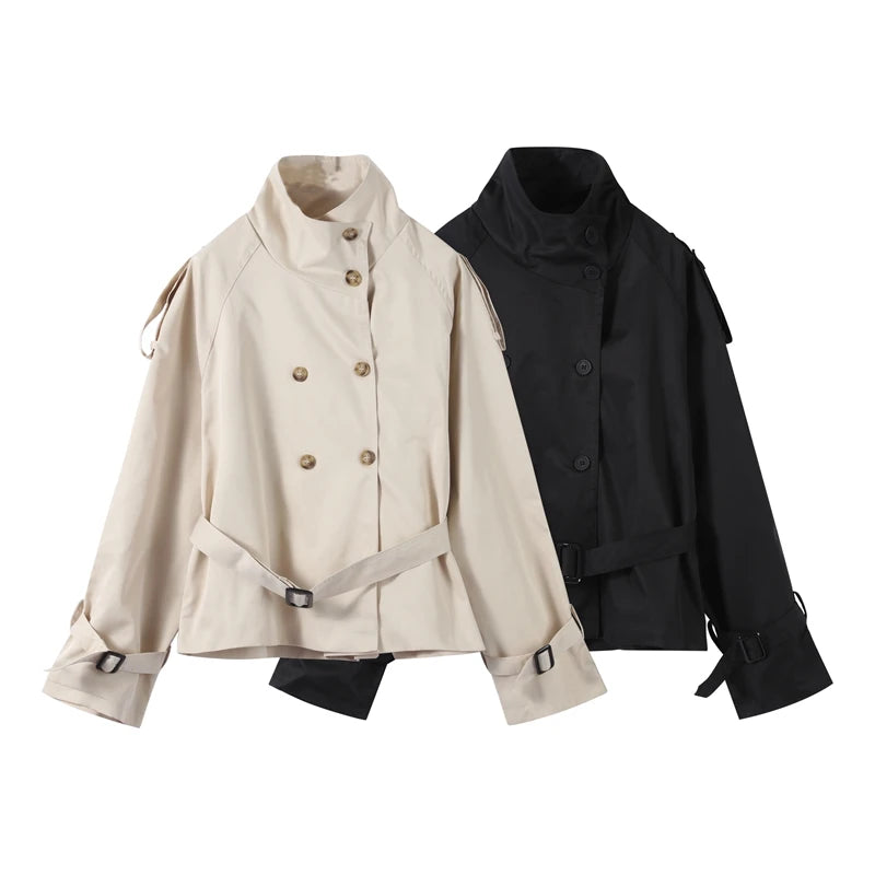 Manteau Ceinturé Chic Femme - Vestico