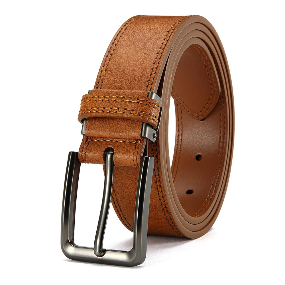 Ceinture Homme en PU – Boucle Automatique, Ajustement Précis & Style Élégant