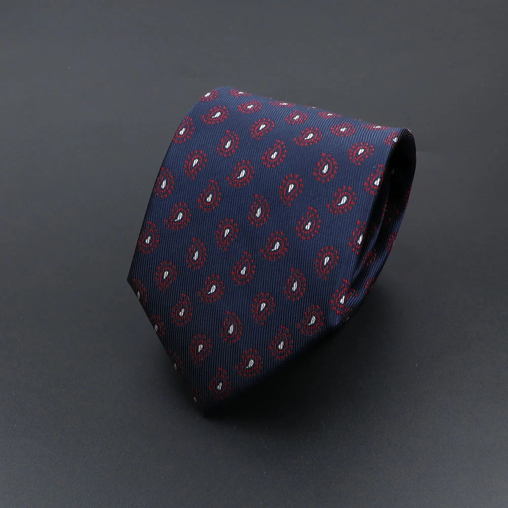 Cravate Homme Imprimée – Motifs Chiens, Rayures & Style Élégant