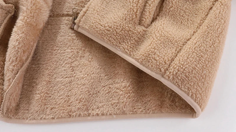 1 2 3 4 5 6 7 Years Boys Jacket Autumn Winter Warm Fleece Baby Coats New Fashion Zipper Children's Outerwear Plush Kids Clothes - Vestico