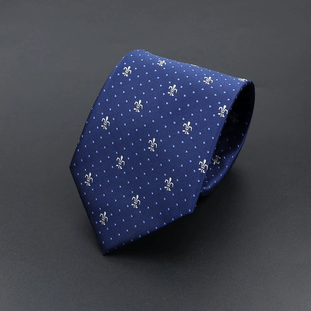 Cravate Homme Imprimée – Motifs Chiens, Rayures & Style Élégant