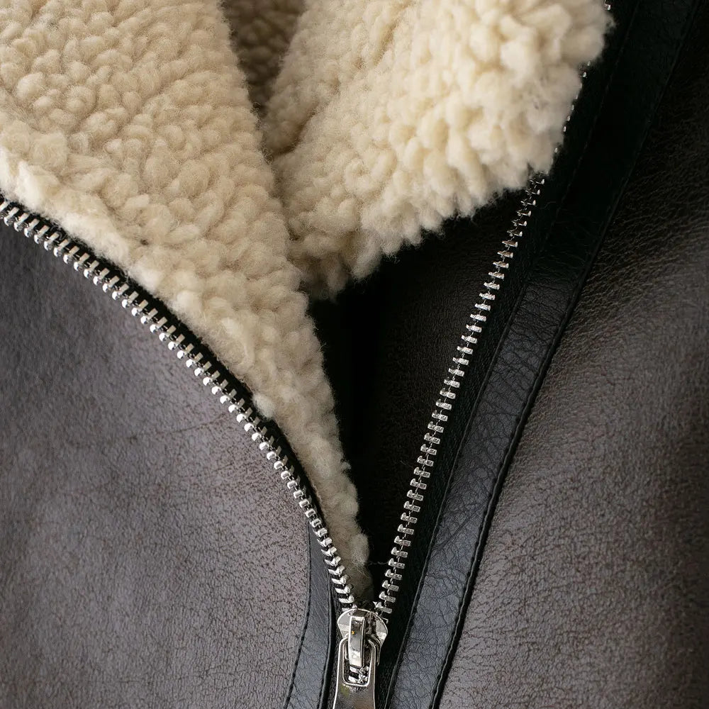 Veste Suédine Femme – Hiver Chic & Chaud - Vestico