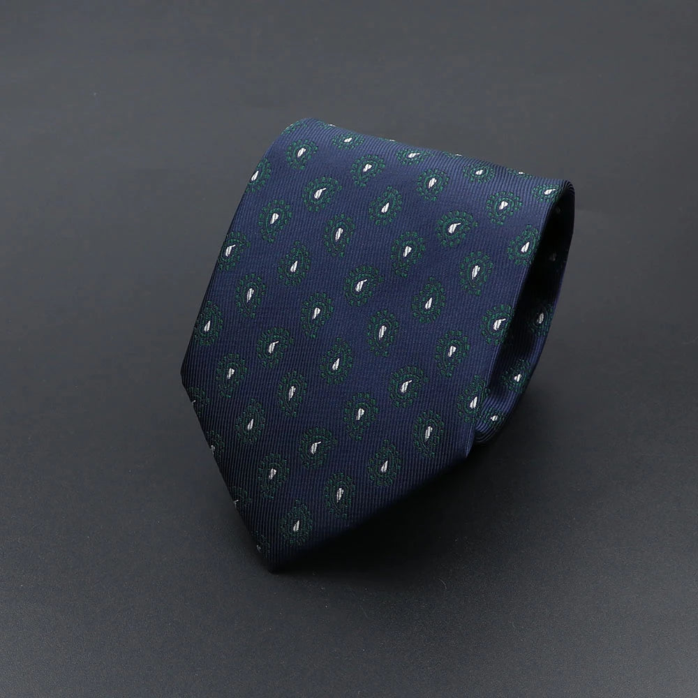 Cravate Homme Imprimée – Motifs Chiens, Rayures & Style Élégant