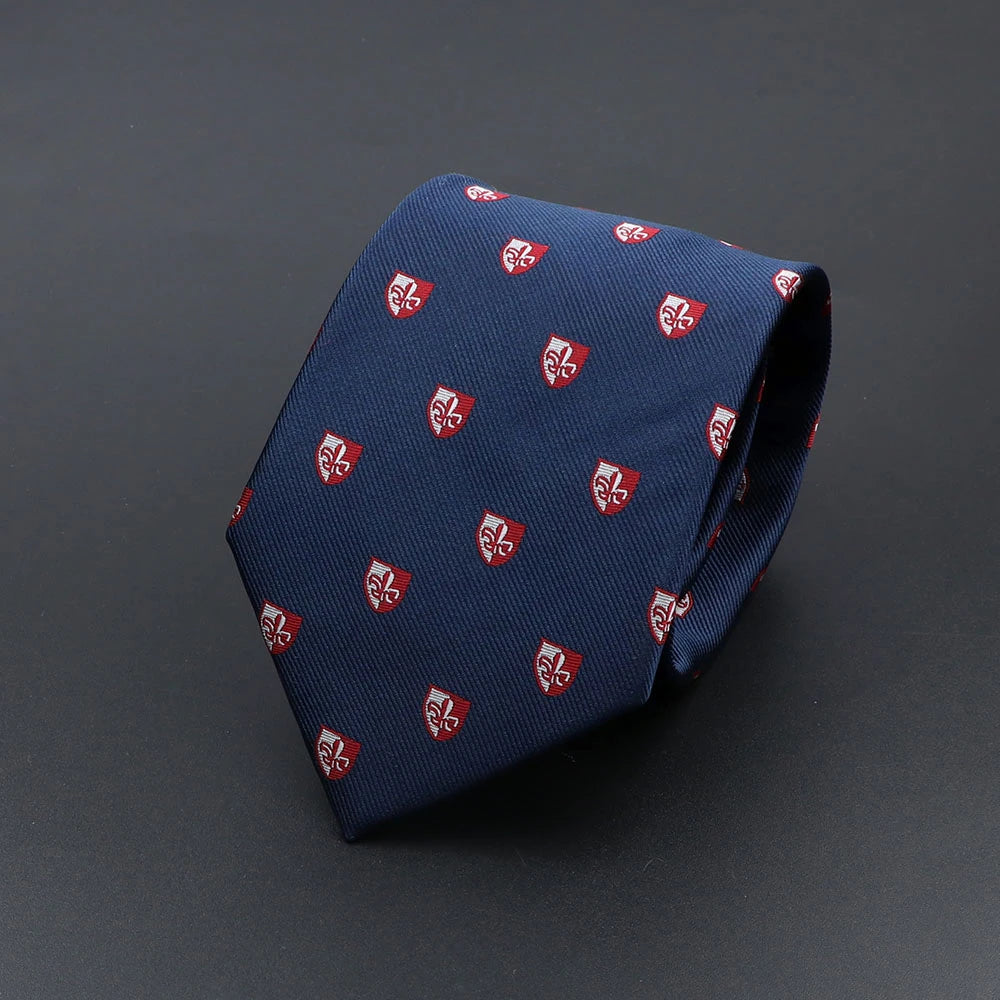 Cravate Homme Imprimée – Motifs Chiens, Rayures & Style Élégant